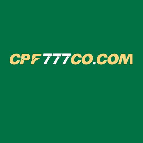 Logo da CPF777CO